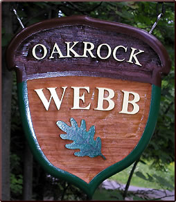 Oakrock Cedar Sign
